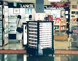 The Kansai International Airport Duty-free Corner at the time